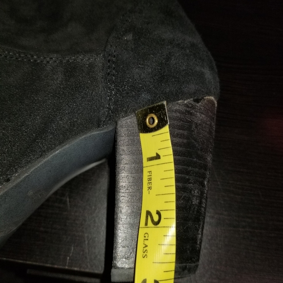 UGG 1013679 Ava genuine Shealing Lined Tall Water Reaistant Boot black Suede 11 - Picture 14 of 14